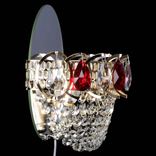 Бра Астра ажур красная в Кирове Гусь Хрустальный