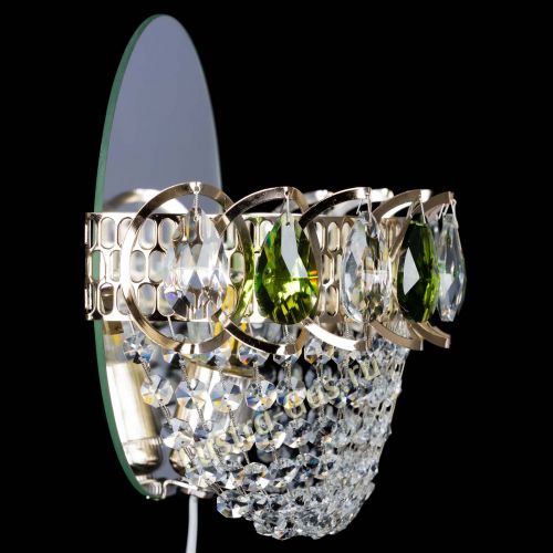 Бра Астра ажур зеленая в Кирове Гусь Хрустальный