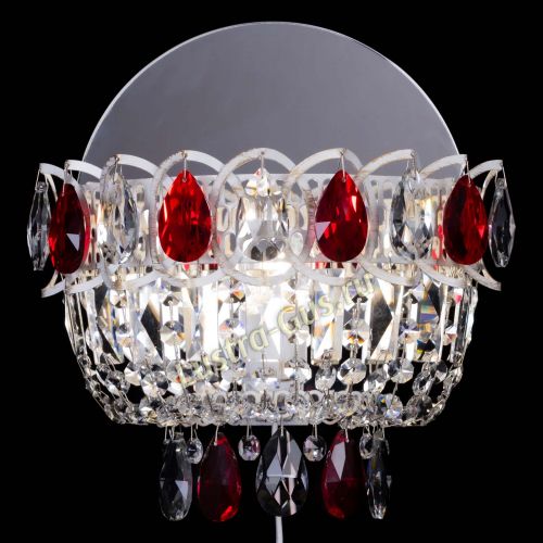 Бра Астра Красная белая  в Кирове Гусь Хрустальный