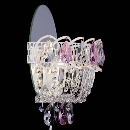 Бра Астра Розовая белая в Кирове Гусь Хрустальный