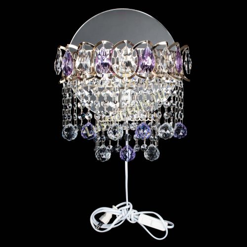 Бра Астра Капель шар 30 Фиолетовая в Кирове Гусь Хрустальный