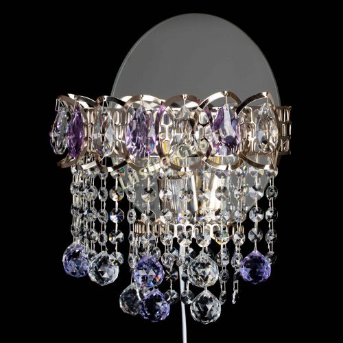 Бра Астра Капель шар 30 Фиолетовая в Кирове Гусь Хрустальный