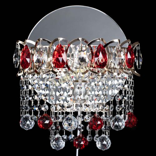 Бра Астра Капель шар 30 Красная в Кирове Гусь Хрустальный