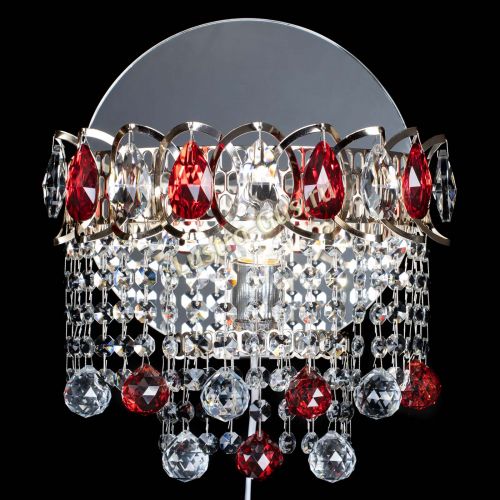 Бра Астра Капель шар 30 Красная в Кирове Гусь Хрустальный