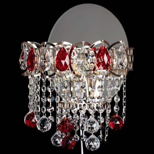 Бра Астра Капель шар 30 Красная в Кирове Гусь Хрустальный