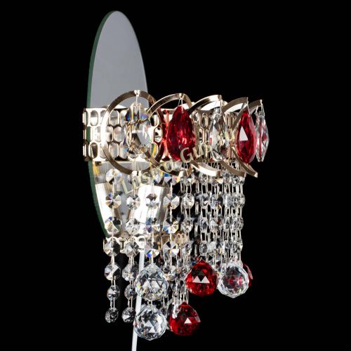 Бра Астра Капель шар 30 Красная в Кирове Гусь Хрустальный