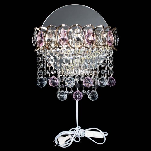 Бра Астра Капель шар 30 Розовая в Кирове Гусь Хрустальный