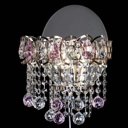 Бра Астра Капель шар 30 Розовая в Кирове Гусь Хрустальный