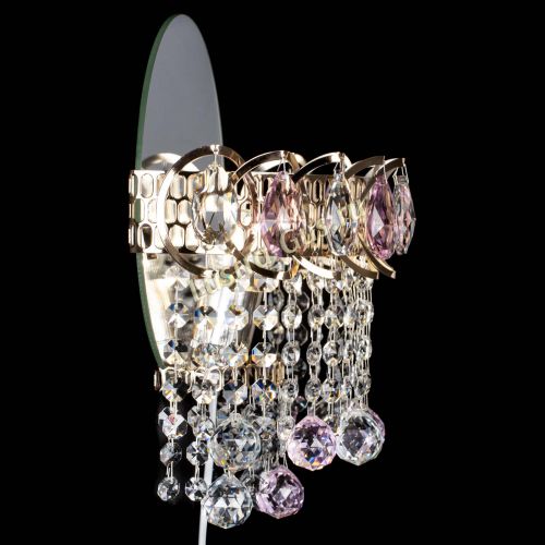 Бра Астра Капель шар 30 Розовая в Кирове Гусь Хрустальный