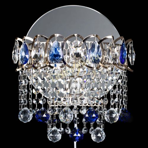 Бра Астра Капель шар 30 Синяя в Кирове Гусь Хрустальный