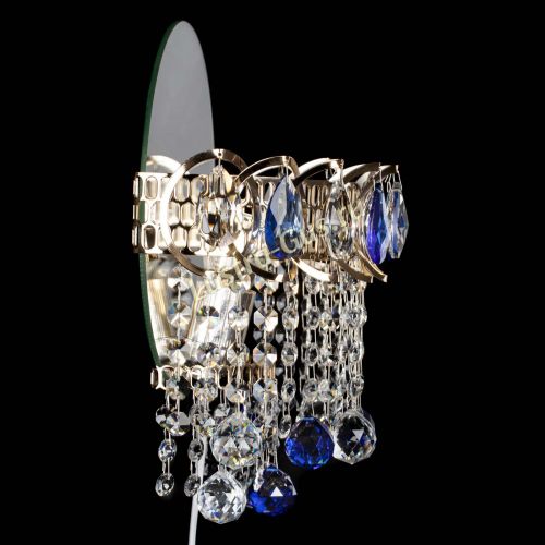 Бра Астра Капель шар 30 Синяя в Кирове Гусь Хрустальный