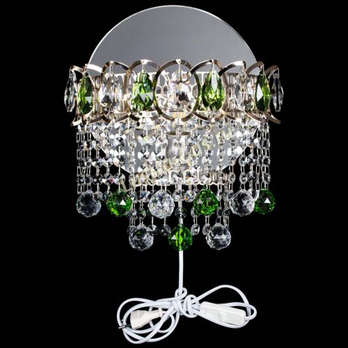 Бра Астра Капель шар 30 Зеленая в Кирове Гусь Хрустальный