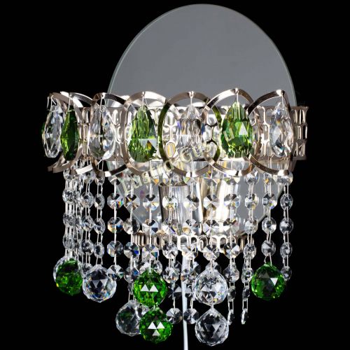 Бра Астра Капель шар 30 Зеленая в Кирове Гусь Хрустальный