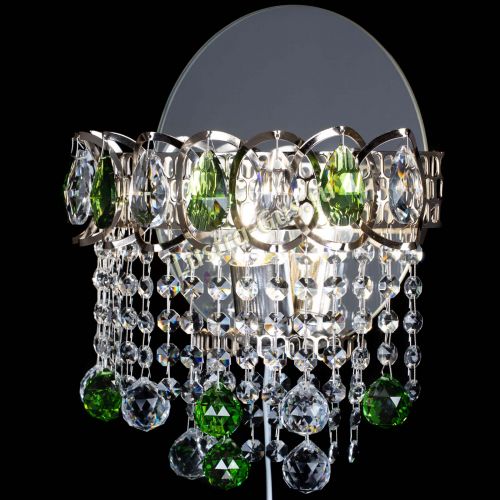 Бра Астра Капель шар 30 Зеленая в Кирове Гусь Хрустальный