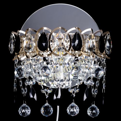 Бра Астра Паутинка черная в Кирове Гусь Хрустальный