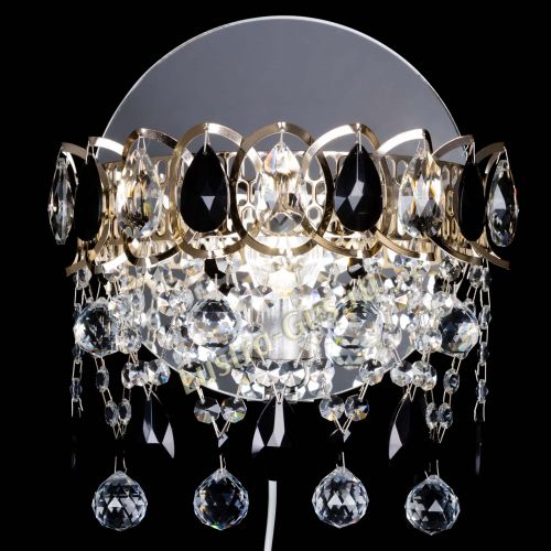 Бра Астра Паутинка черная в Кирове Гусь Хрустальный