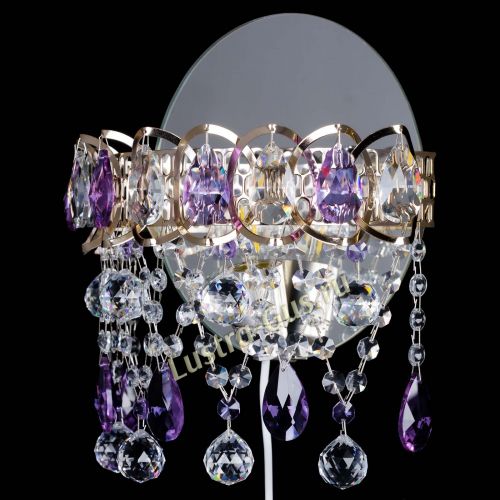 Бра Астра Паутинка фиолетовая в Кирове Гусь Хрустальный