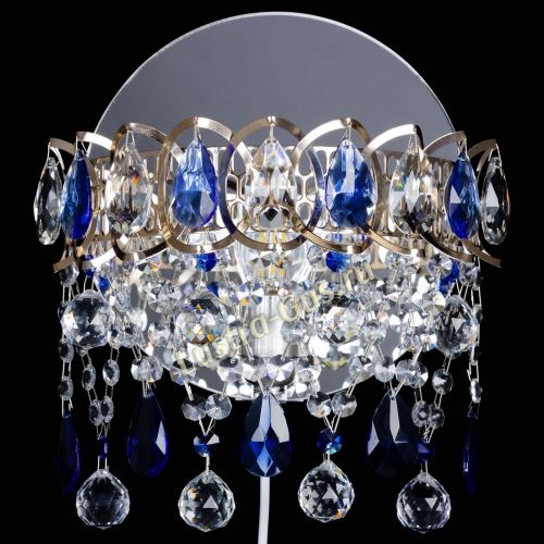 Бра Астра Паутинка синяя в Кирове Гусь Хрустальный