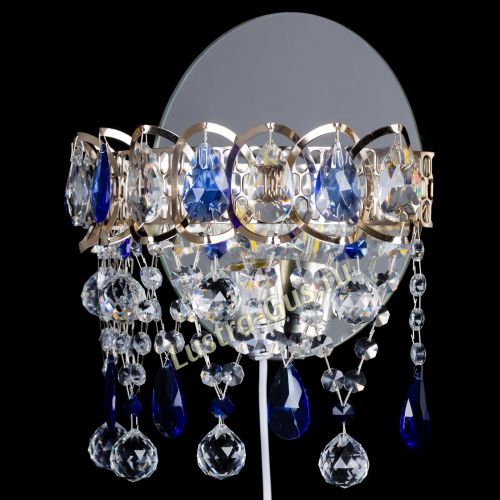 Бра Астра Паутинка синяя в Кирове Гусь Хрустальный