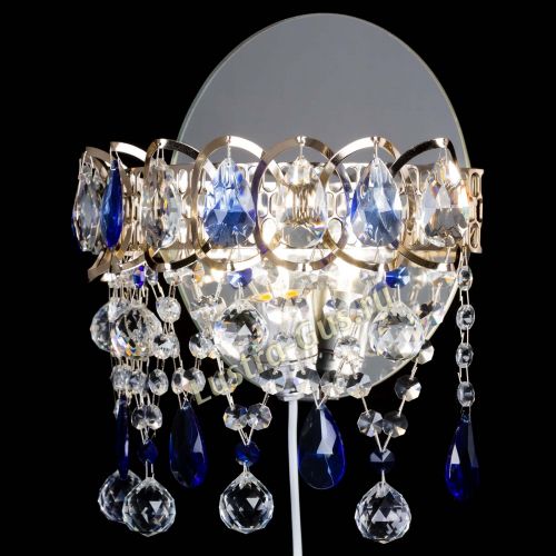 Бра Астра Паутинка синяя в Кирове Гусь Хрустальный