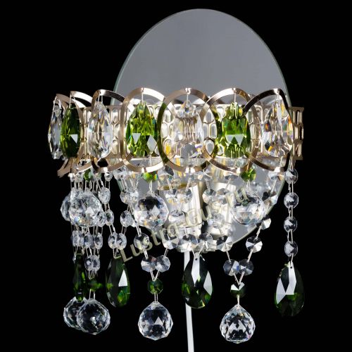 Бра Астра Паутинка зеленая в Кирове Гусь Хрустальный