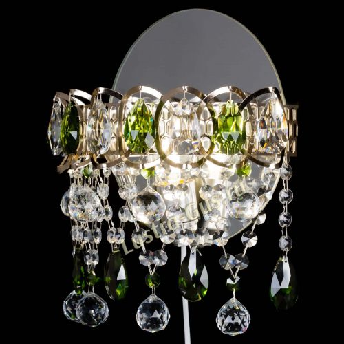 Бра Астра Паутинка зеленая в Кирове Гусь Хрустальный