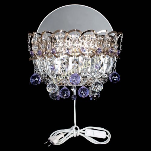 Бра Астра пластинка шар Фиолетовая в Кирове Гусь Хрустальный