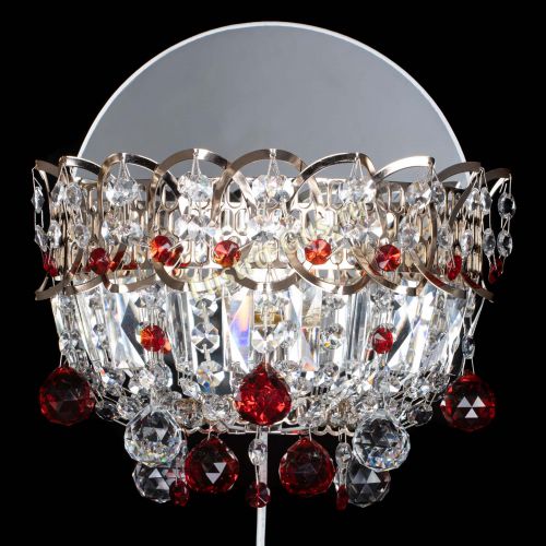 Бра Астра пластинка шар Красная в Кирове Гусь Хрустальный