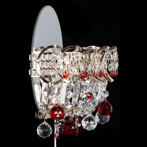 Бра Астра пластинка шар Красная в Кирове Гусь Хрустальный