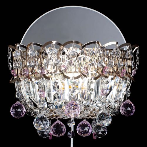 Бра Астра пластинка шар Розовая в Кирове Гусь Хрустальный