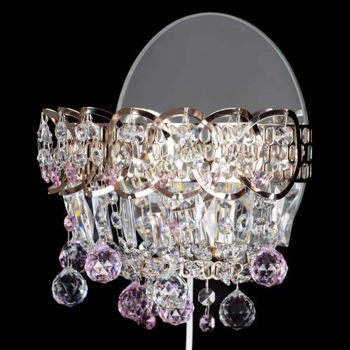 Бра Астра пластинка шар Розовая в Кирове Гусь Хрустальный