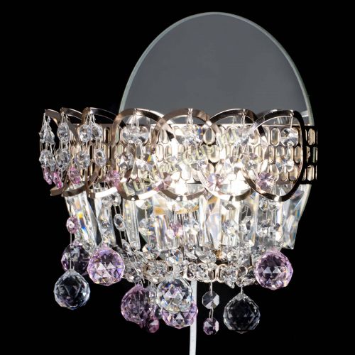 Бра Астра пластинка шар Розовая в Кирове Гусь Хрустальный