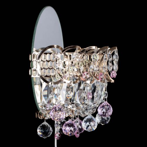 Бра Астра пластинка шар Розовая в Кирове Гусь Хрустальный