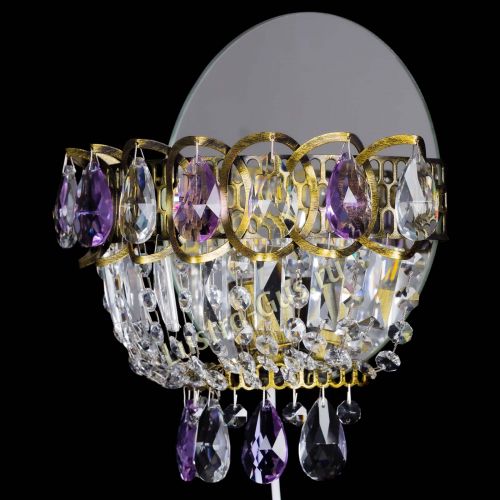 Бра Астра Фиолетовая под бронзу в Кирове Гусь Хрустальный