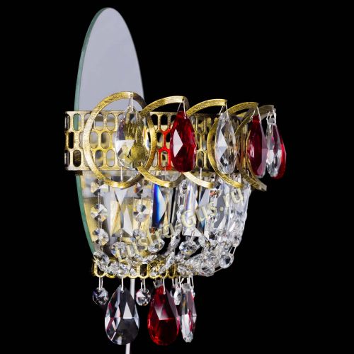 Бра Астра Красная под бронзу в Кирове Гусь Хрустальный