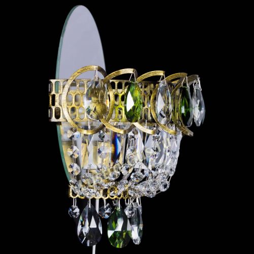 Бра Астра Зеленая под бронзу в Кирове Гусь Хрустальный