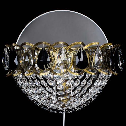 Бра Астра Сетка под бронзу Черная в Кирове Гусь Хрустальный