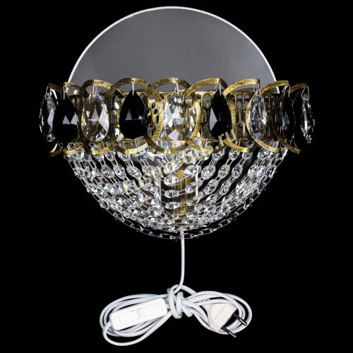 Бра Астра Сетка под бронзу Черная в Кирове Гусь Хрустальный