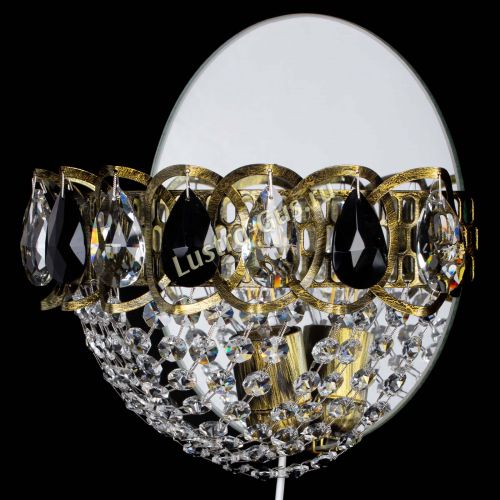 Бра Астра Сетка под бронзу Черная в Кирове Гусь Хрустальный