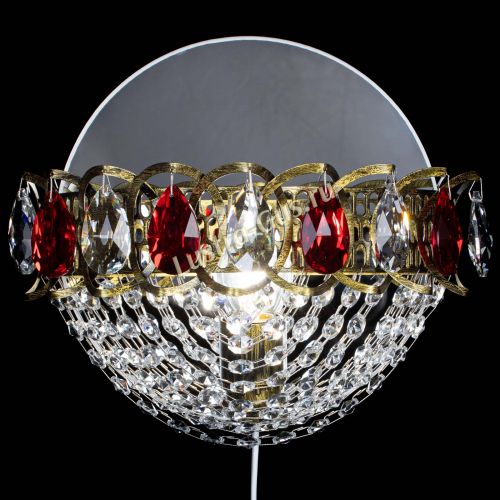 Бра Астра Сетка под бронзу Красная в Кирове Гусь Хрустальный