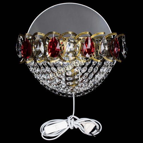 Бра Астра Сетка под бронзу Красная в Кирове Гусь Хрустальный