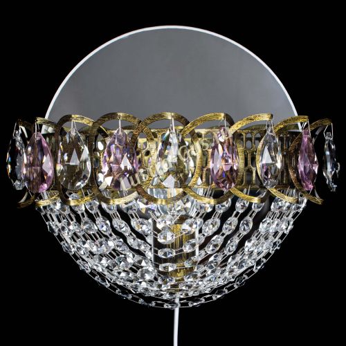 Бра Астра Сетка под бронзу Розовая в Кирове Гусь Хрустальный