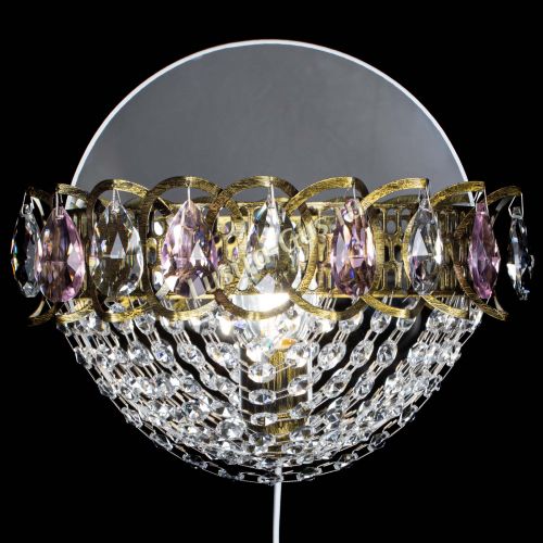 Бра Астра Сетка под бронзу Розовая в Кирове Гусь Хрустальный