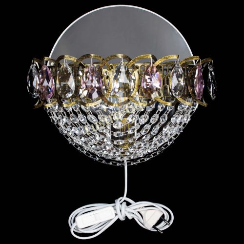 Бра Астра Сетка под бронзу Розовая в Кирове Гусь Хрустальный