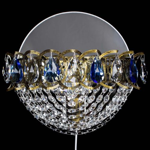 Бра Астра Сетка под бронзу Синяя в Кирове Гусь Хрустальный