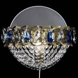 Бра Астра Сетка под бронзу Синяя в Кирове