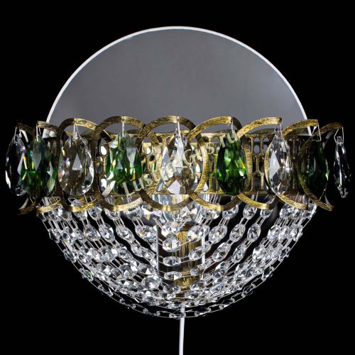 Бра Астра Сетка под бронзу Зеленая в Кирове Гусь Хрустальный