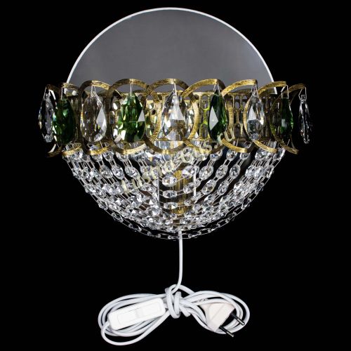 Бра Астра Сетка под бронзу Зеленая в Кирове Гусь Хрустальный