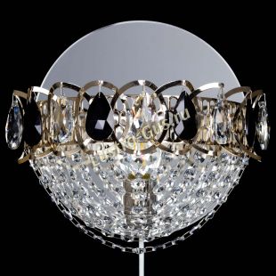 Бра из хрусталя Астра Сетка черная