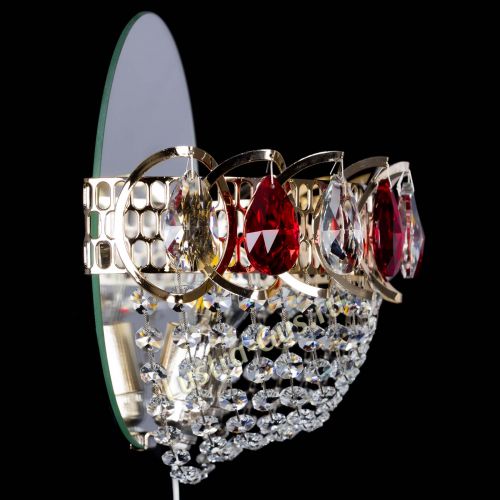 Бра Астра Сетка красная в Кирове Гусь Хрустальный